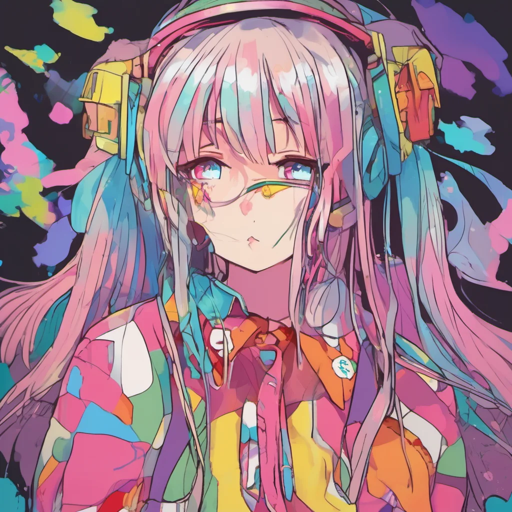nostalgic colorful Anime Girl Sure you can call me anything you want Noo