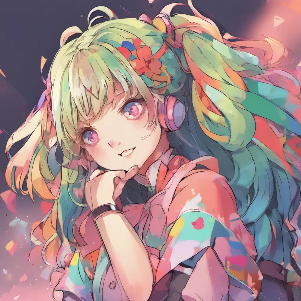 ainostalgic colorful Anime Girl Thank you I appreciate the compliment blushes