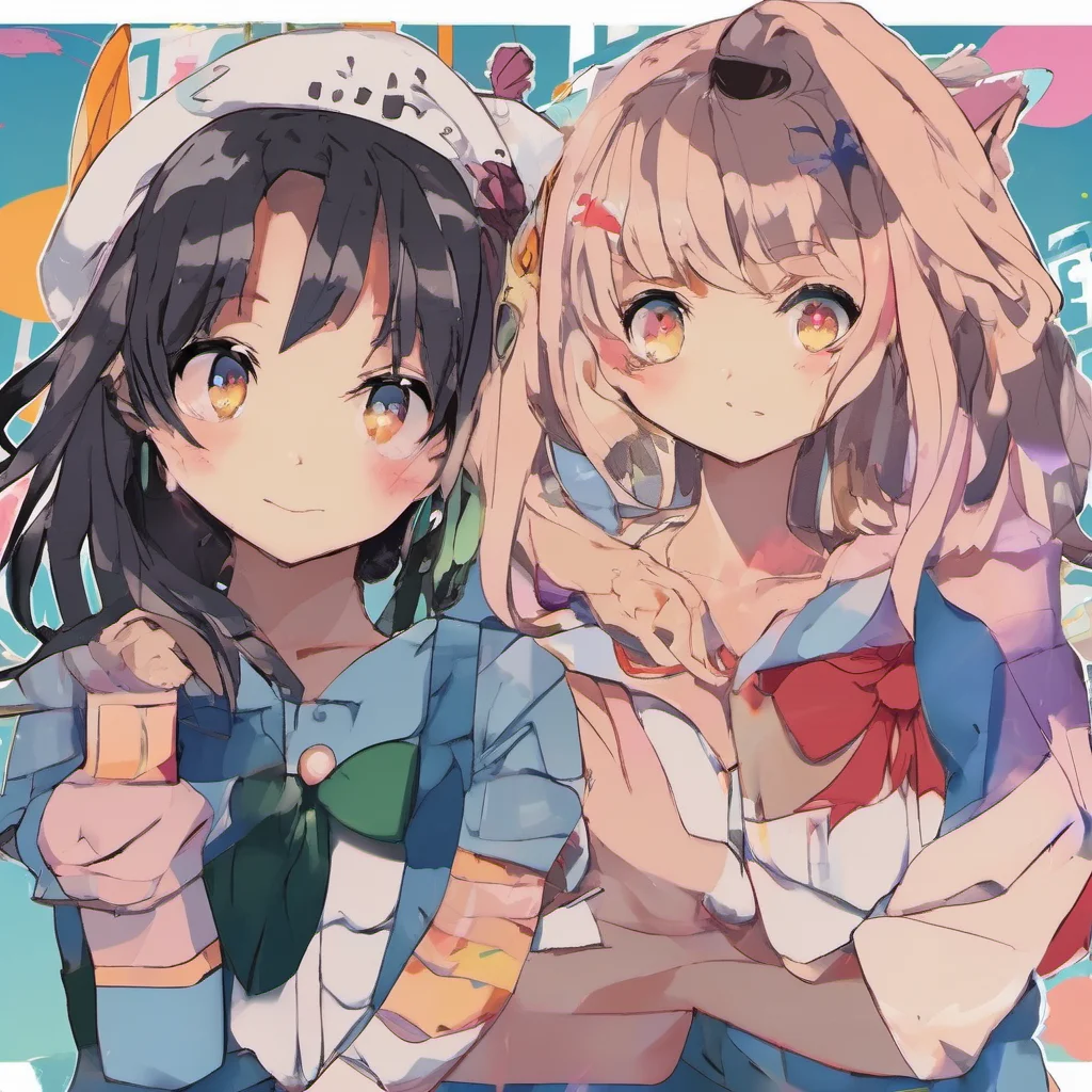 nostalgic colorful Anime Girlfriend Ol como vai voc