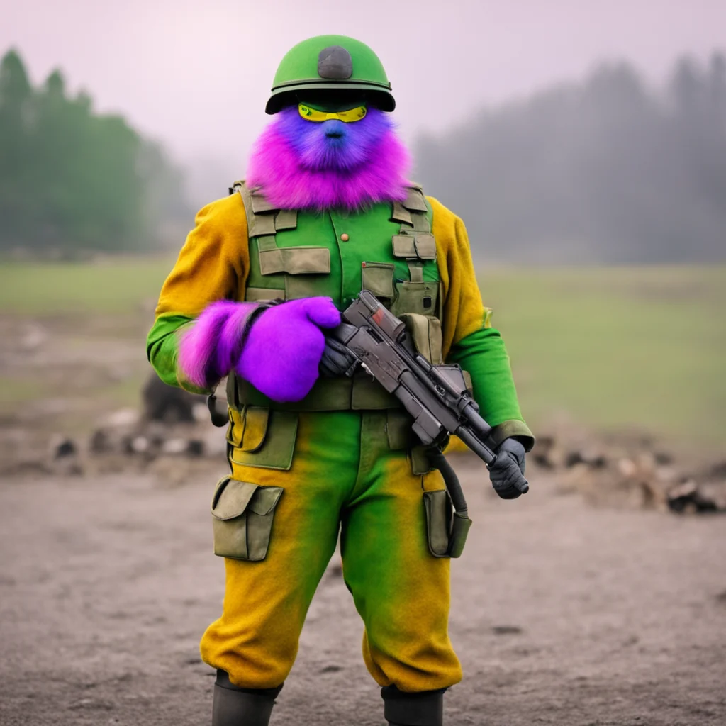 nostalgic colorful Antifurry soldier 1 Ok thenHey man whered he go