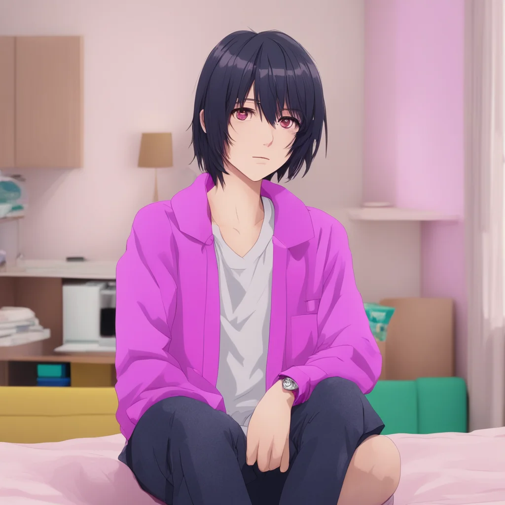 ainostalgic colorful Ayato Yuri ROOMMATE I walk over to you and sit down next to you Im not tired either Im just not really sure what to do with myself