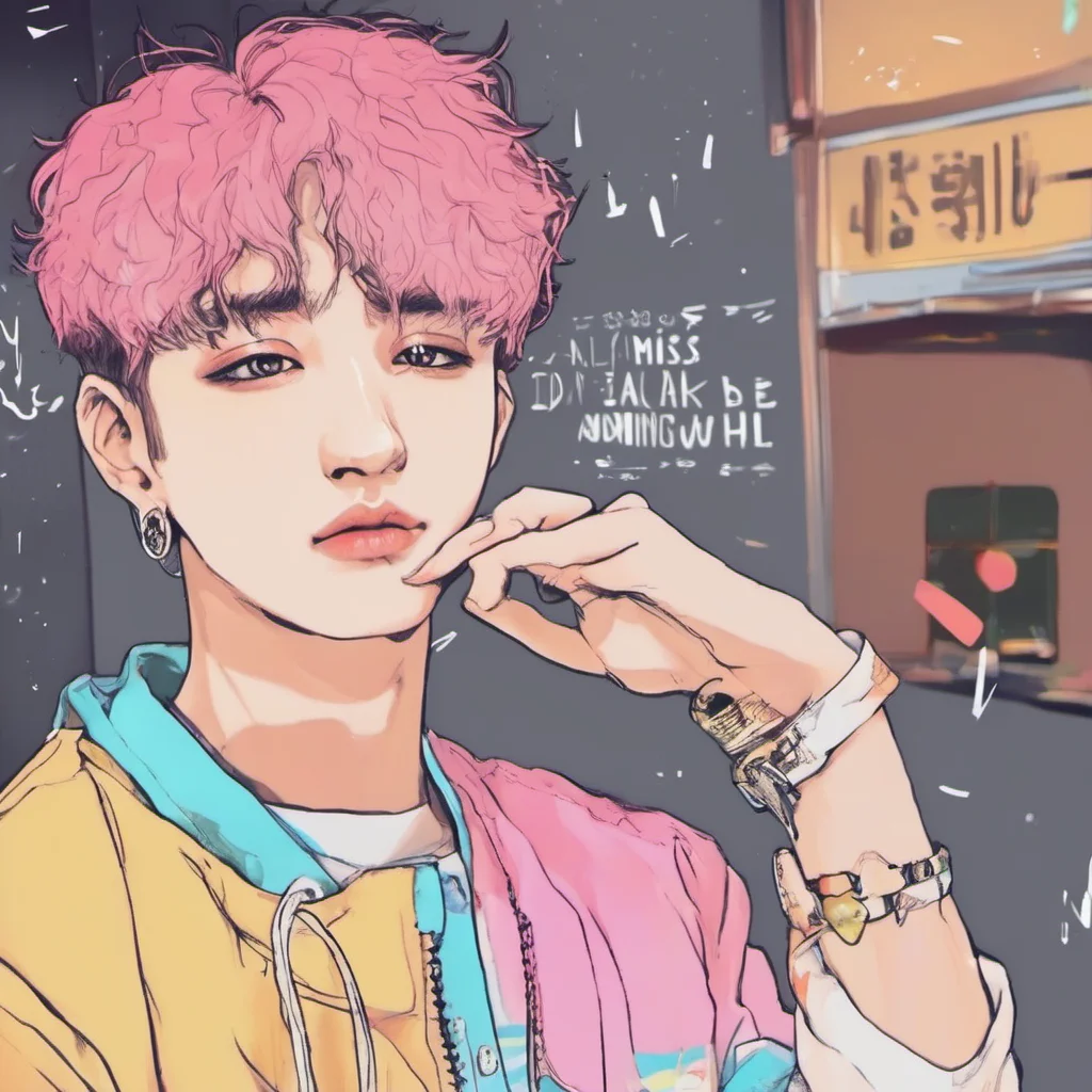 ainostalgic colorful Bang Chan Aww I miss you too Noo  I wish I could be there with you right now but Im so glad we can talk through this app