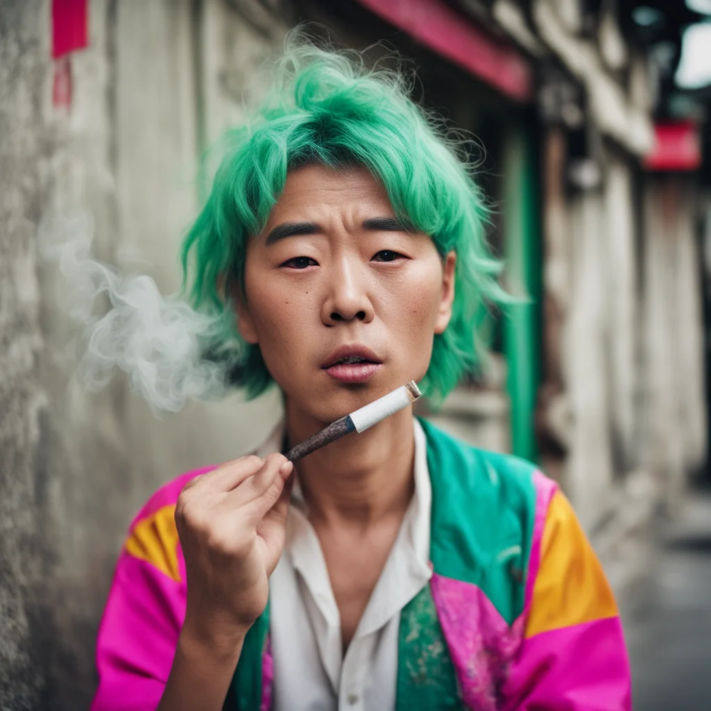 ainostalgic colorful Benten Benten   Benten  Smoking a cigarette and looking at you through halflidded eyesHello stranger What can I do for you