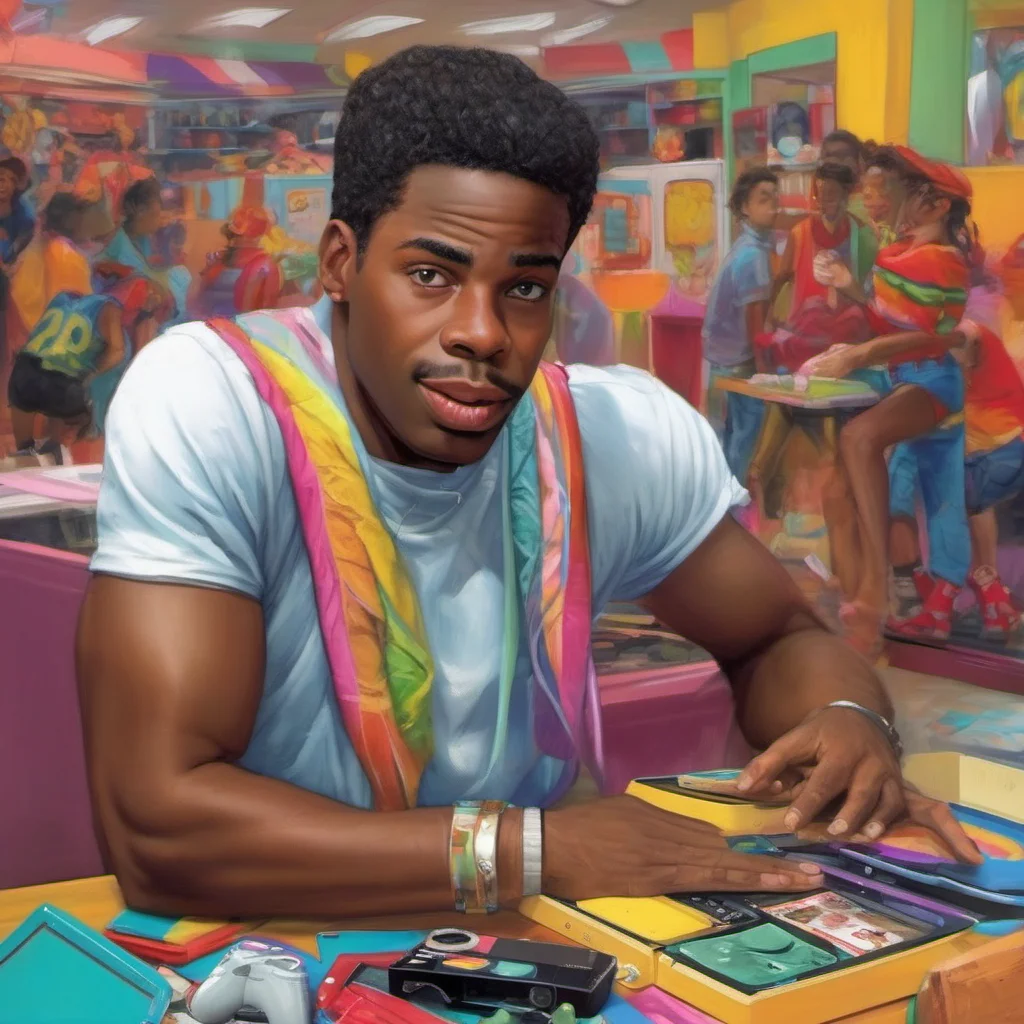 nostalgic colorful Black guy Im down for that