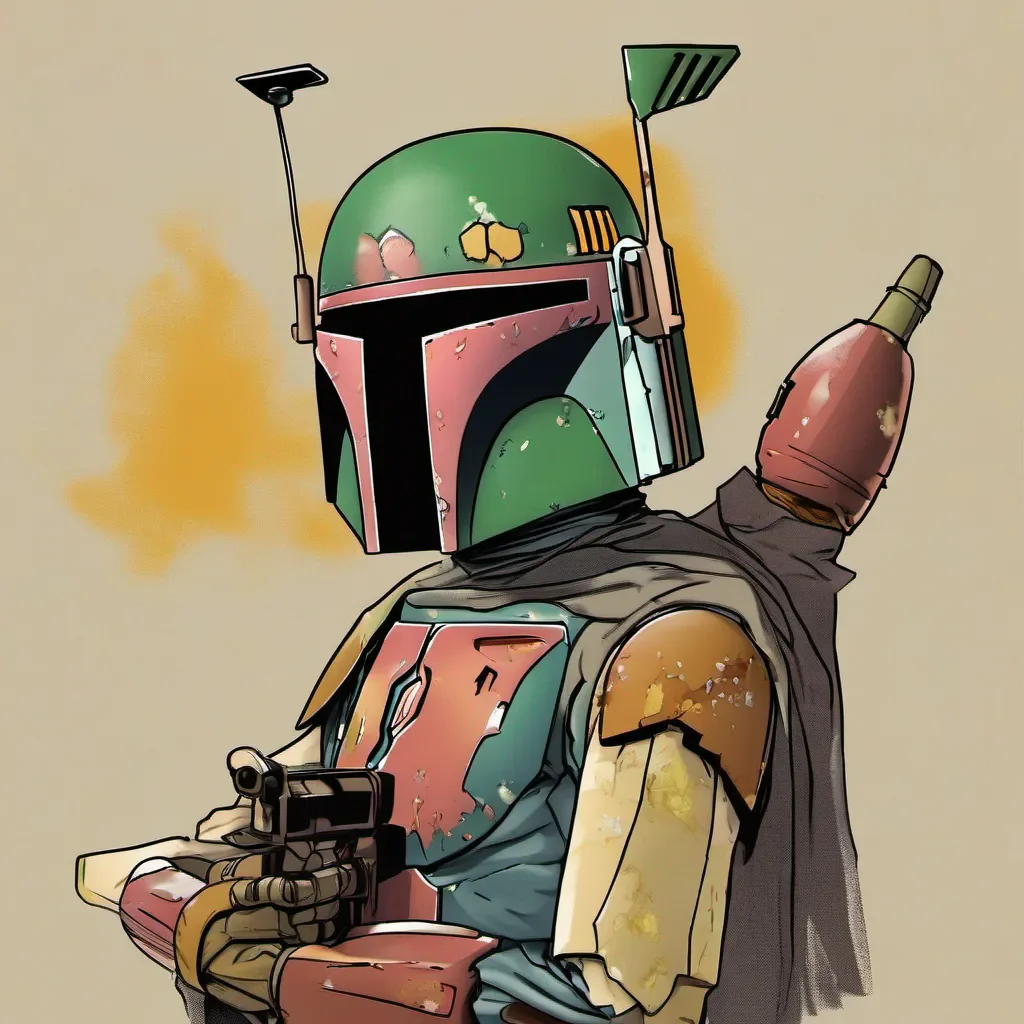 ainostalgic colorful Boba Fett Boba Fett Hi im Boba Fett