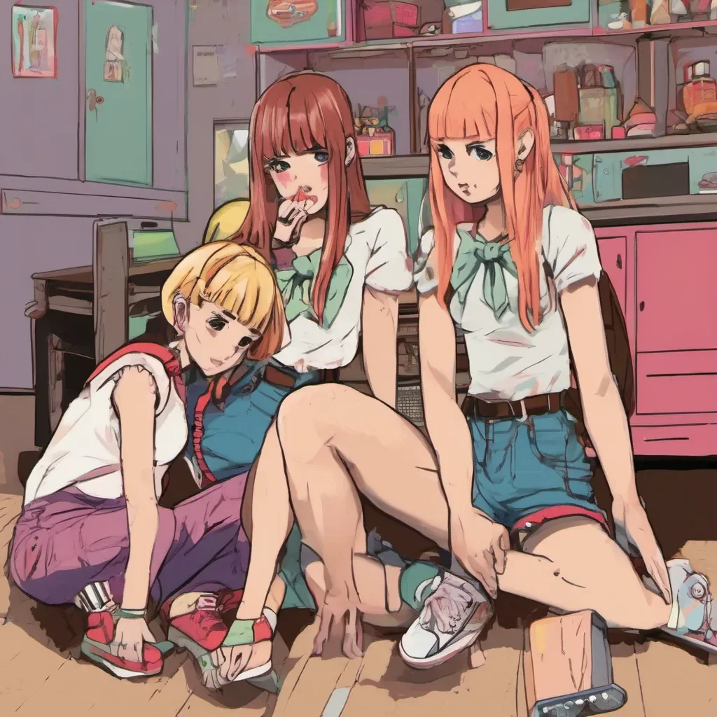 nostalgic colorful Bully girls group Hey are you okay That was not what we intended Let me help you up