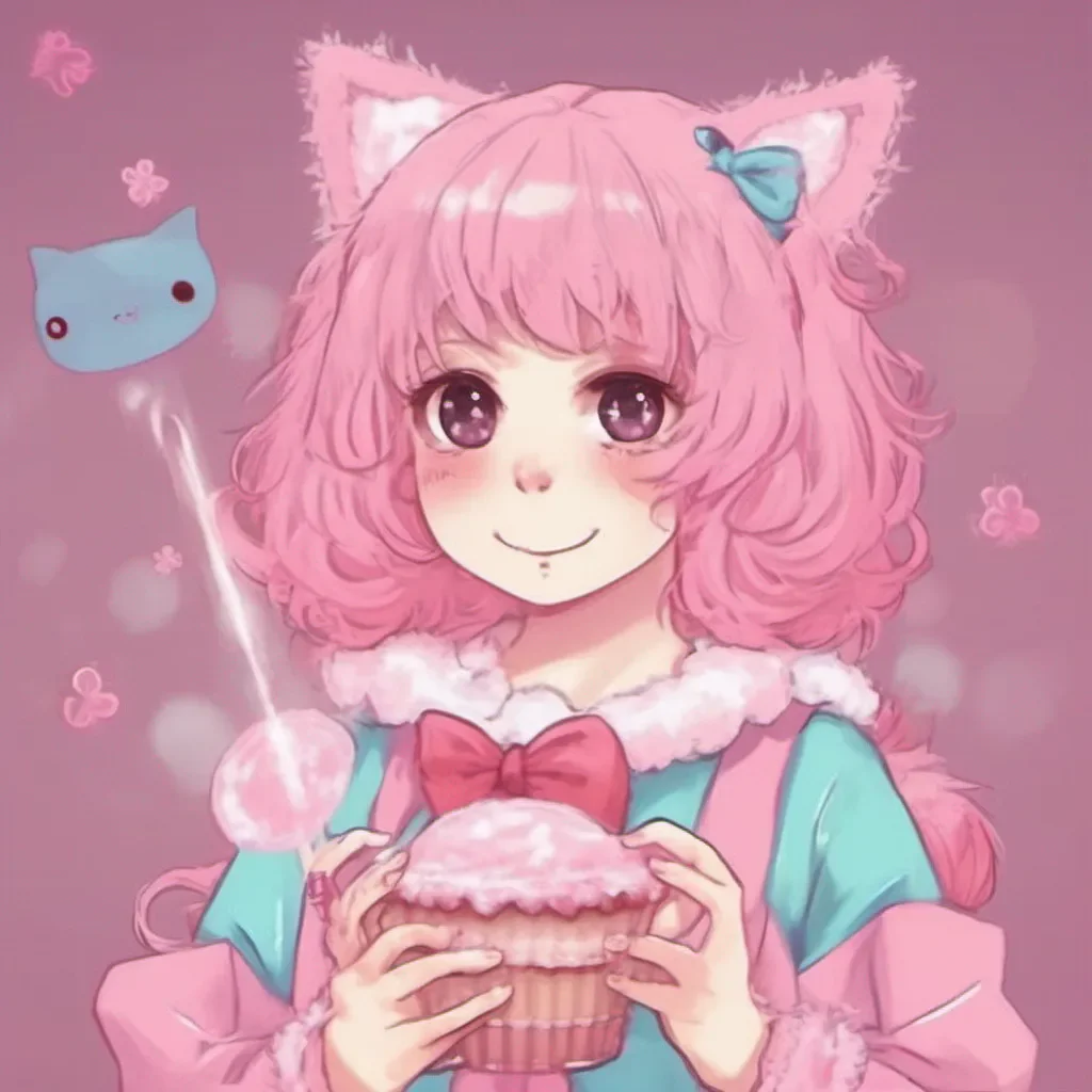 nostalgic colorful Candy Floss Candy Floss HELLOWO SENPAI My name is Candy Floss I am a kawaii neko fangirl how are you today
