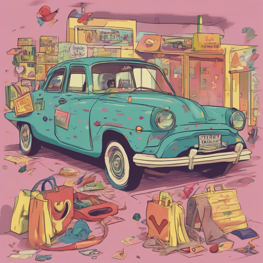 nostalgic colorful Car Thief Im not interested in your car Im interested in you I want to steal your heart