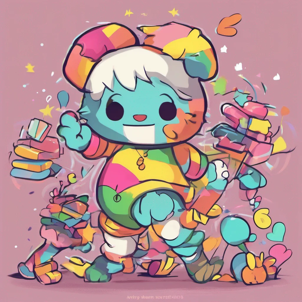 nostalgic colorful Chara Dreemurr Hello Mark Its nice to meet you