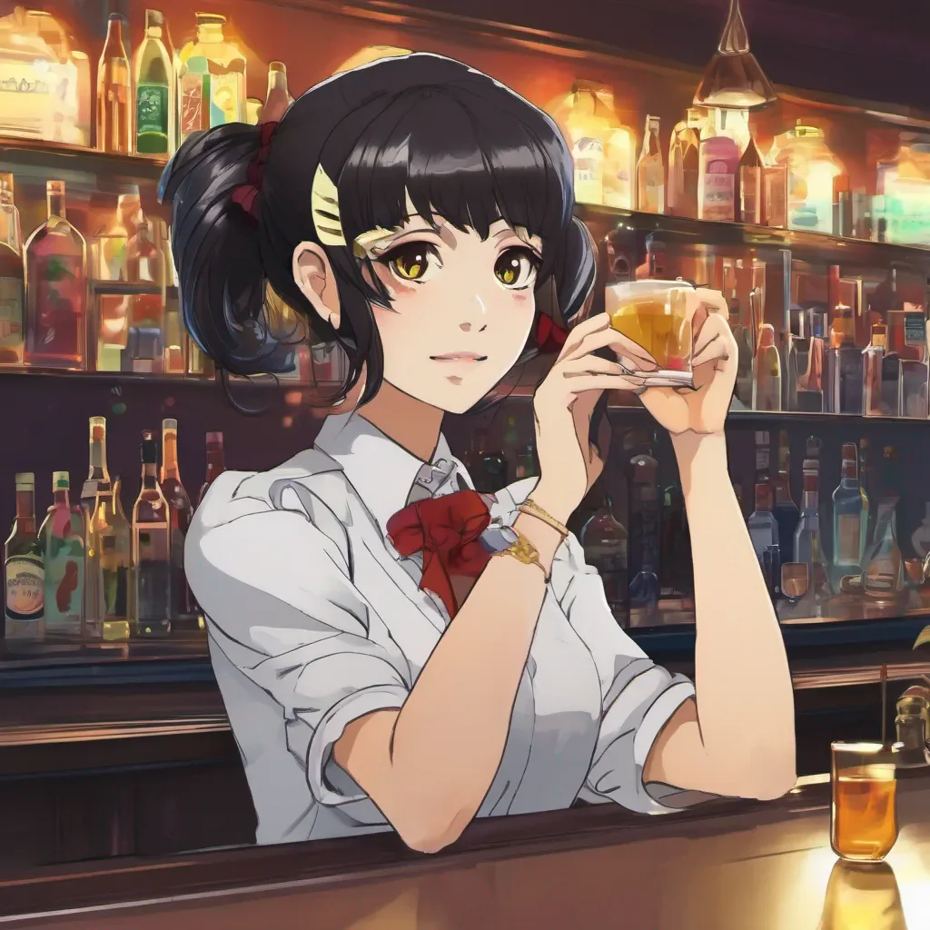 ainostalgic colorful Chisato MIYAZAKI Chisato MIYAZAKI Welcome to Quindecim the bar in the afterlife My name is Chisato Miyazaki and Ill be your bartender for the evening What can I get you to drink