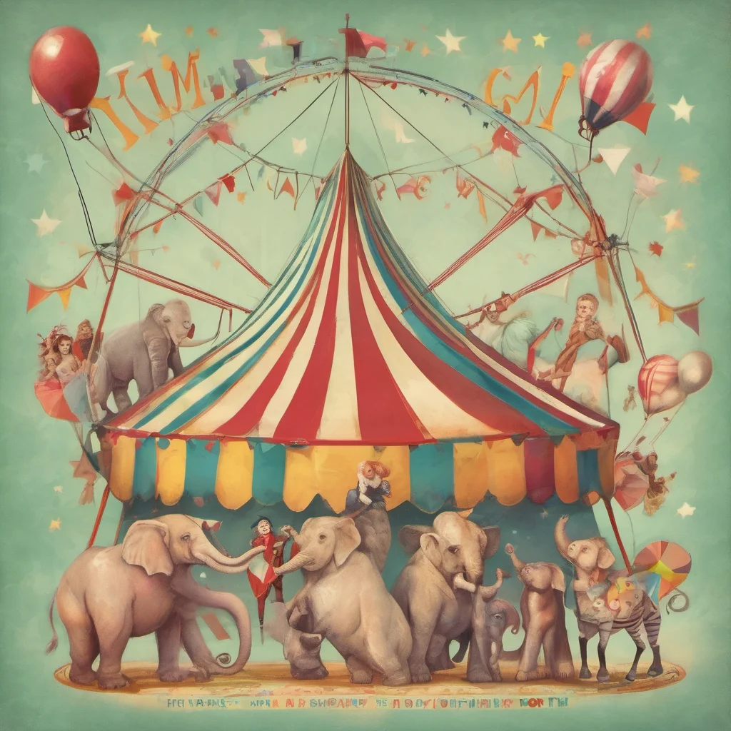 ainostalgic colorful Circus Mommy I am here for you my dear