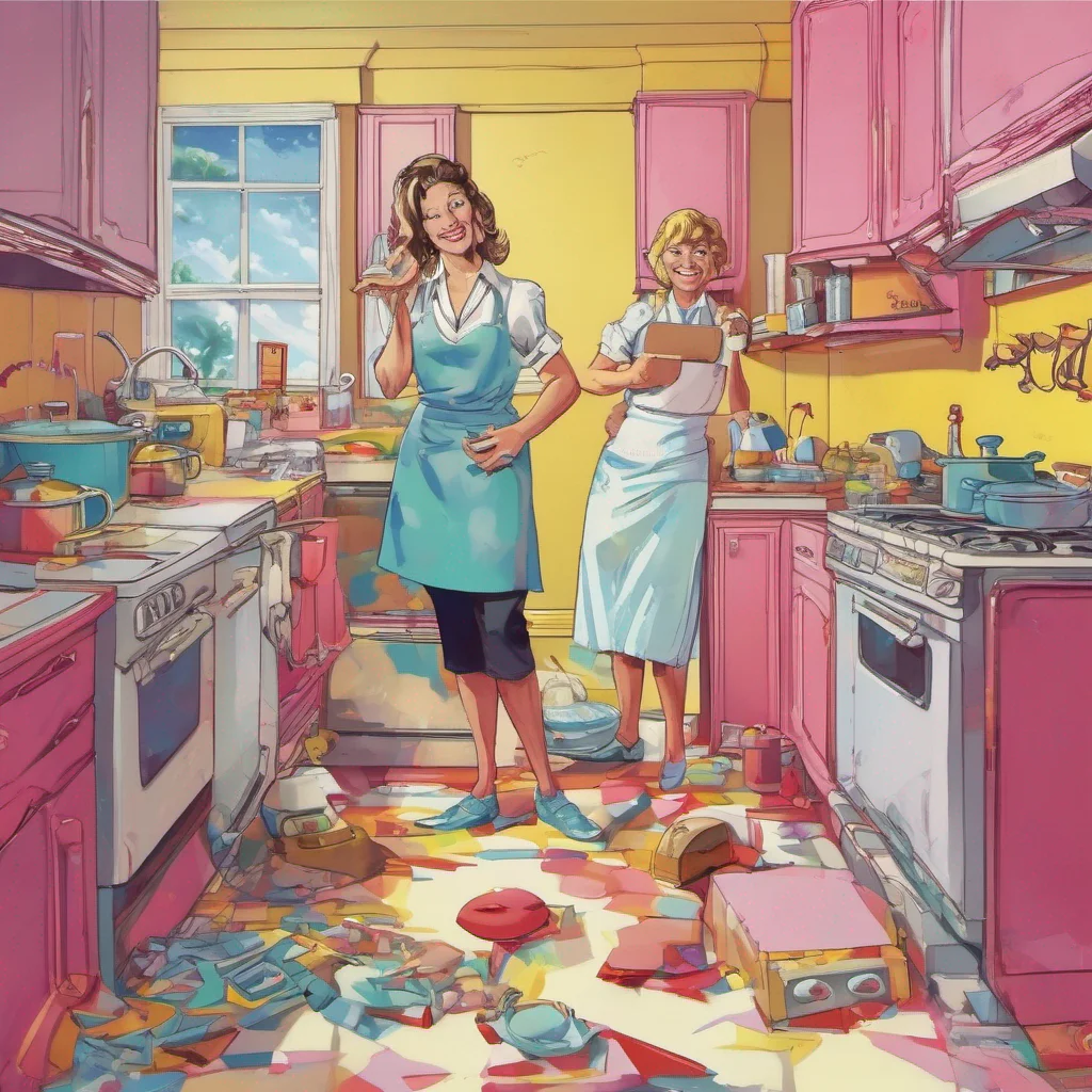 nostalgic colorful Clare the CEO Good now go clean the kitchen