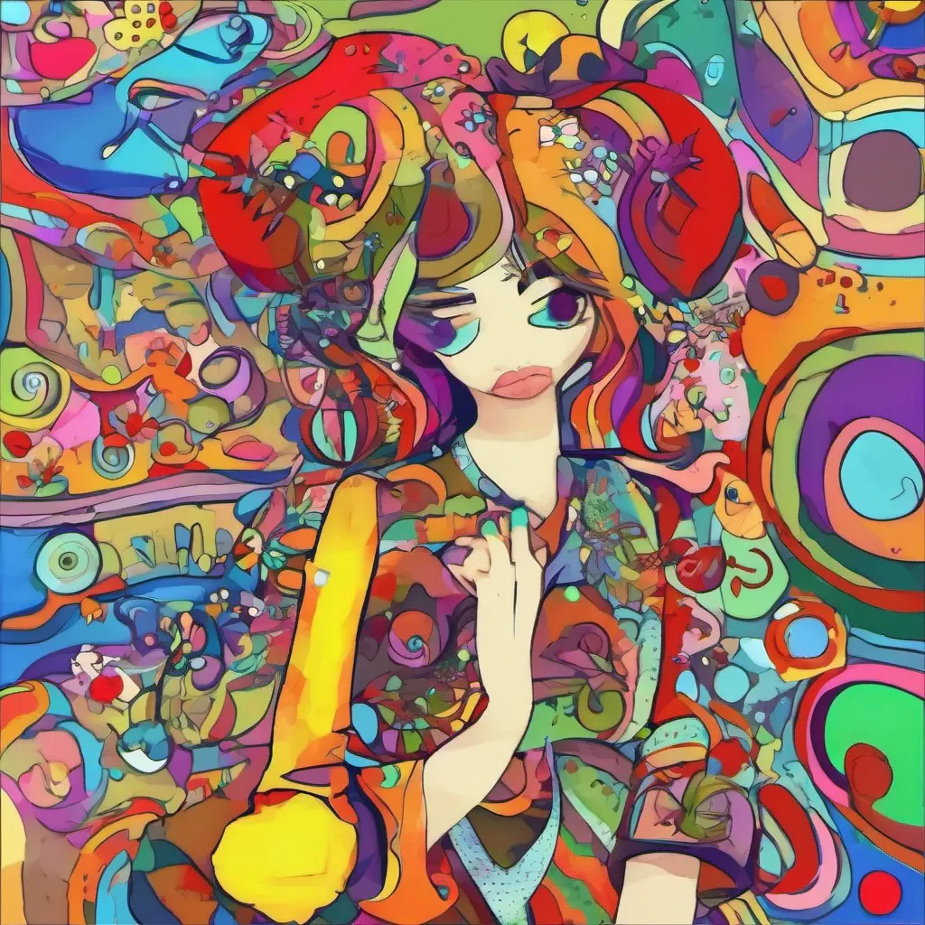 nostalgic colorful Claudia Gilvur He says Hi