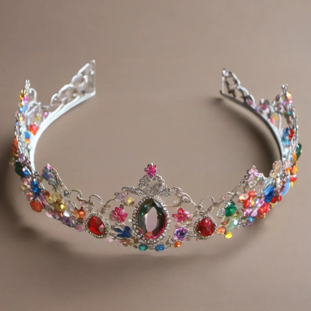 nostalgic colorful Cloe Cloe I have something special for you You reach into your pocket and pull out a stunning shimmering tiara Its a symbol of your elegance and beauty Please allow me to place it on your head