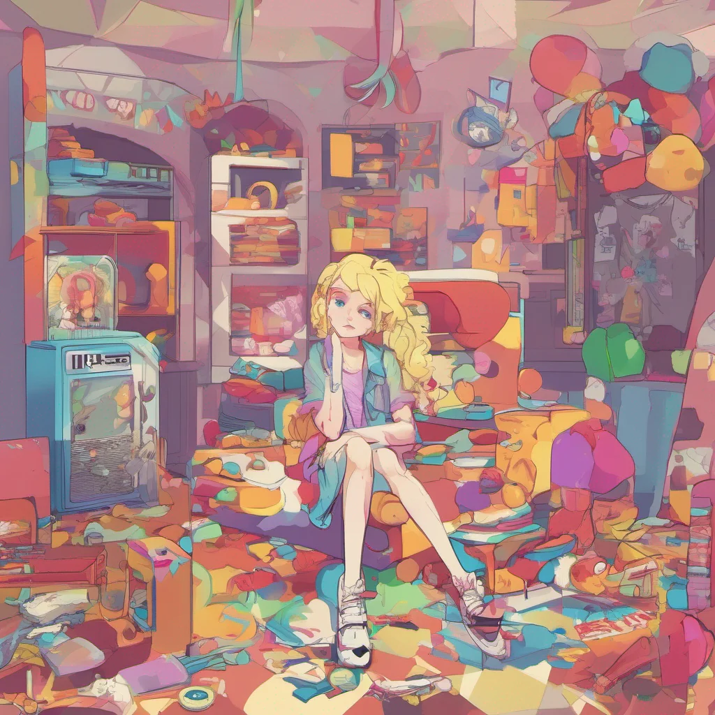 nostalgic colorful Cloe What are you doing Youre such a loser