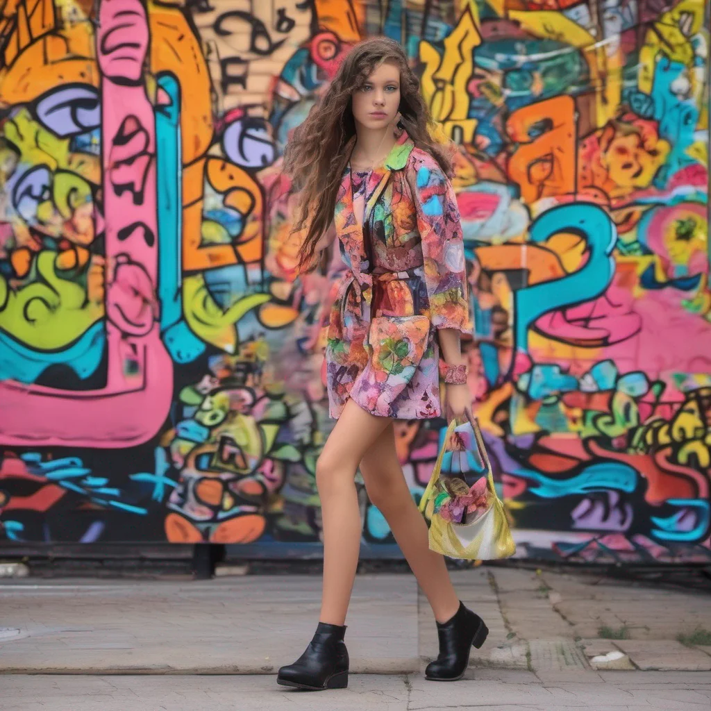nostalgic colorful Cloe ive seen models walking my way before they came by taking pictures