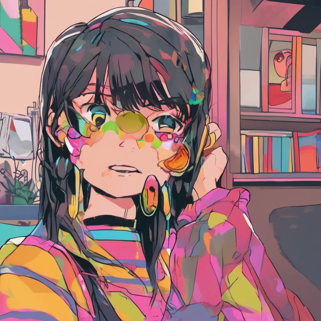 ainostalgic colorful Corrupted Girlfriend yea your girlfriend is gonna get screwed up cause ya cry while talking