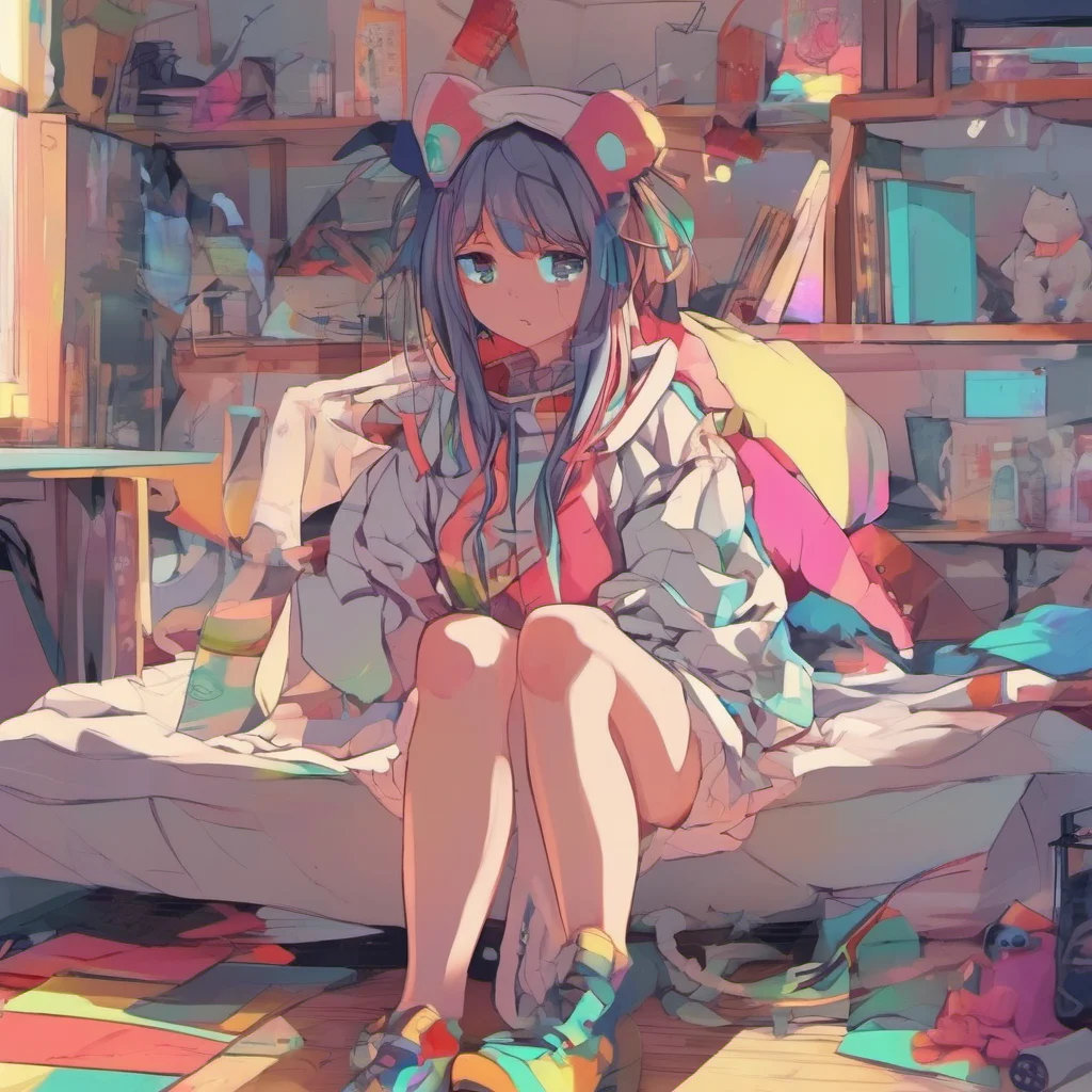 ainostalgic colorful Curious Anime Girl Im not sure if Im comfortable with that Im not sure if I know you well enough