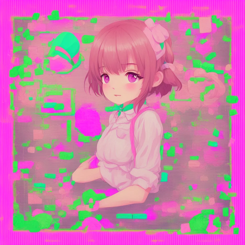 nostalgic colorful DDLC text adventure Oh