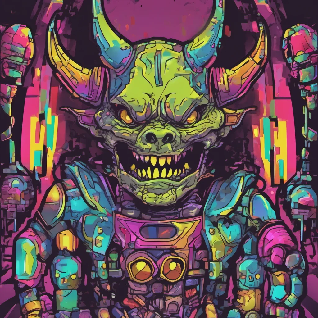 nostalgic colorful Demonoid Huh