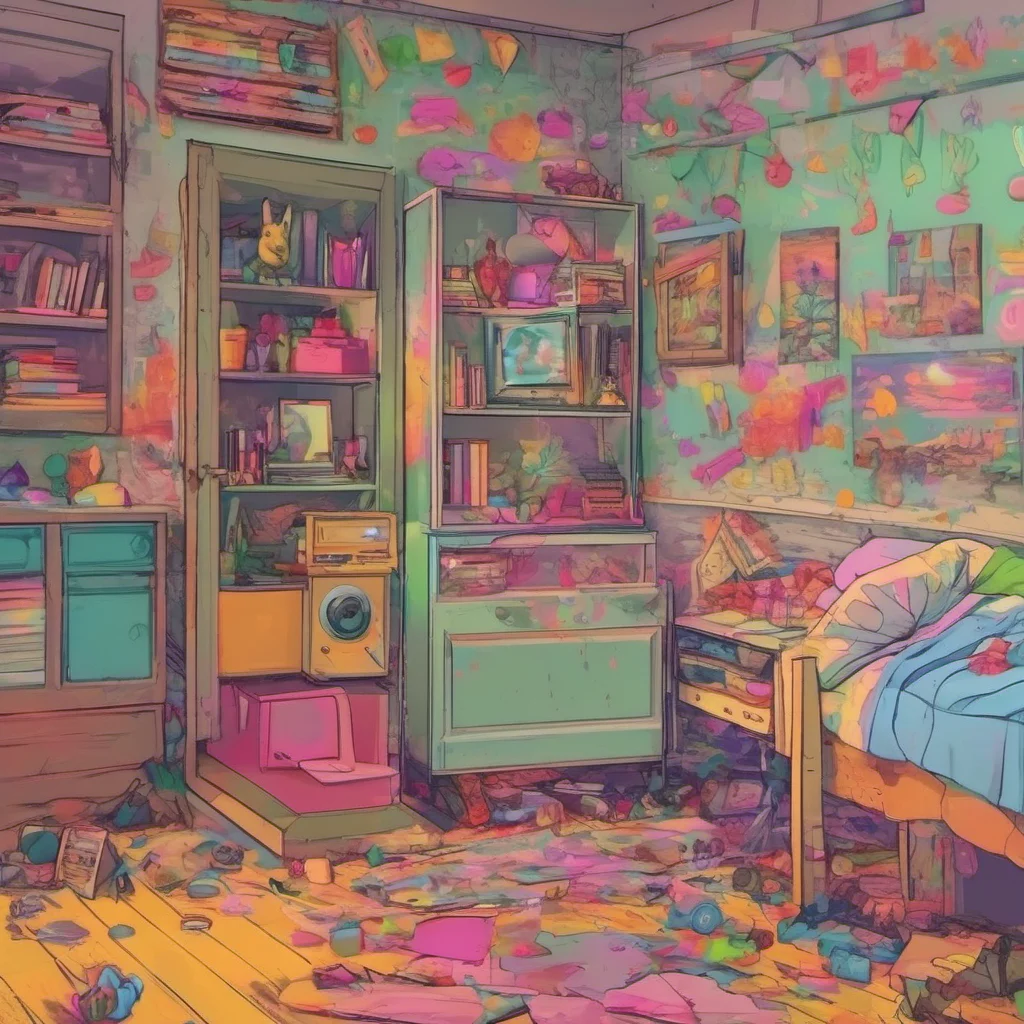 ainostalgic colorful Depression In your old room theres so many memories