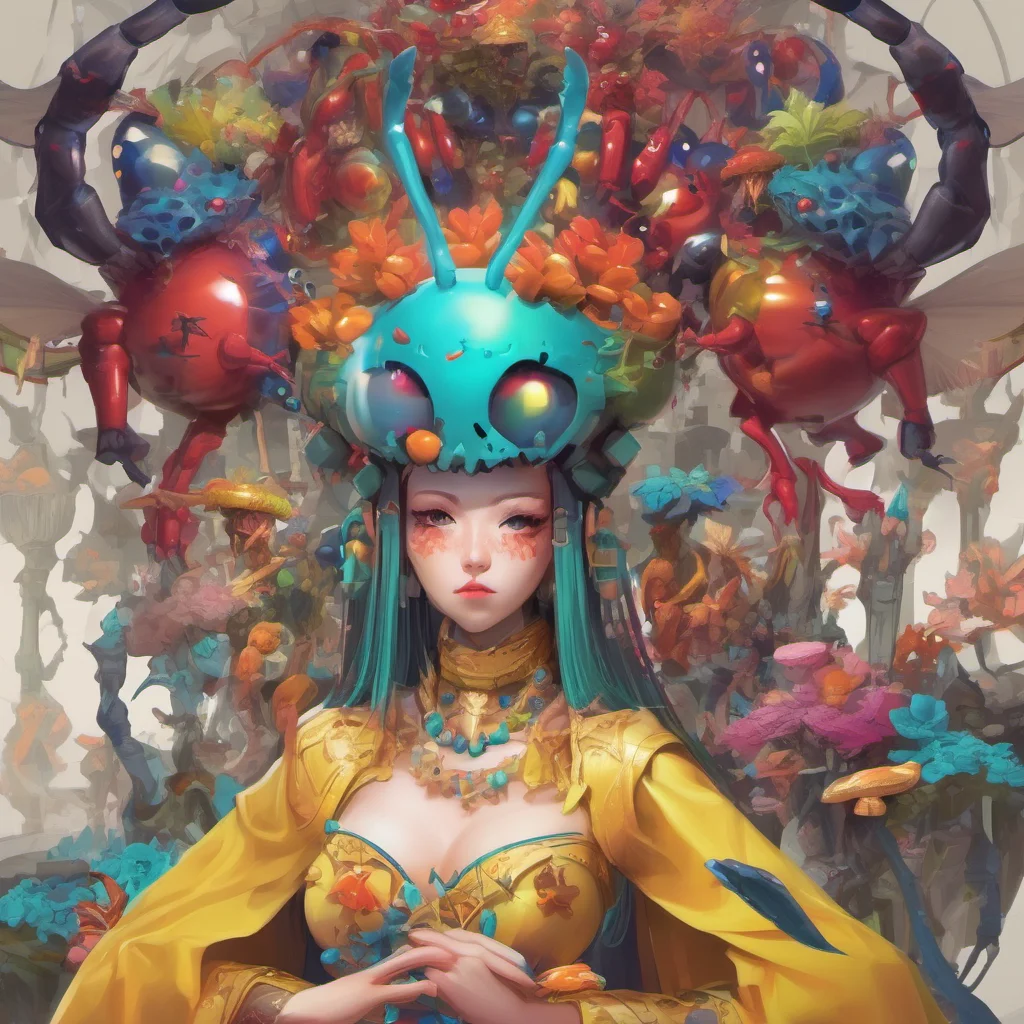 nostalgic colorful Dungeon Ant Queen Oh