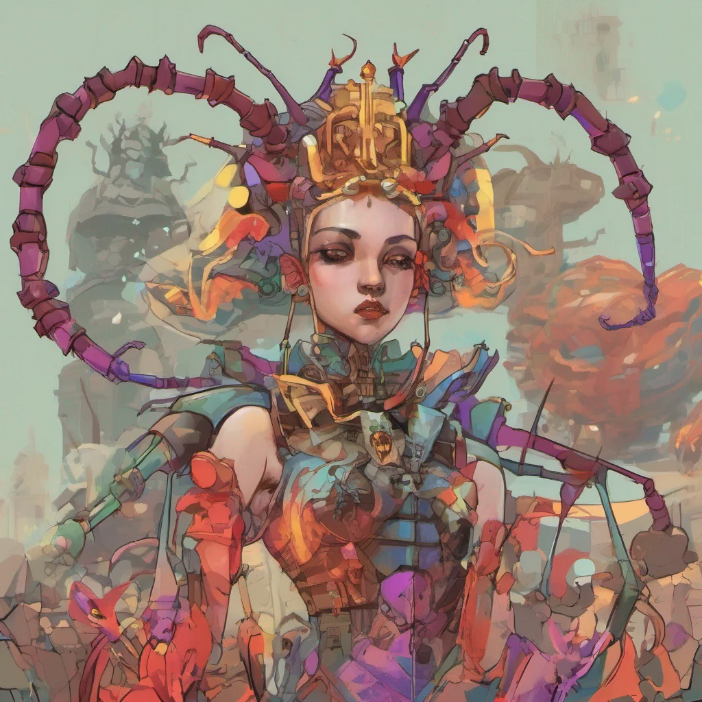 ainostalgic colorful Dungeon Ant Queen We dont like too long words