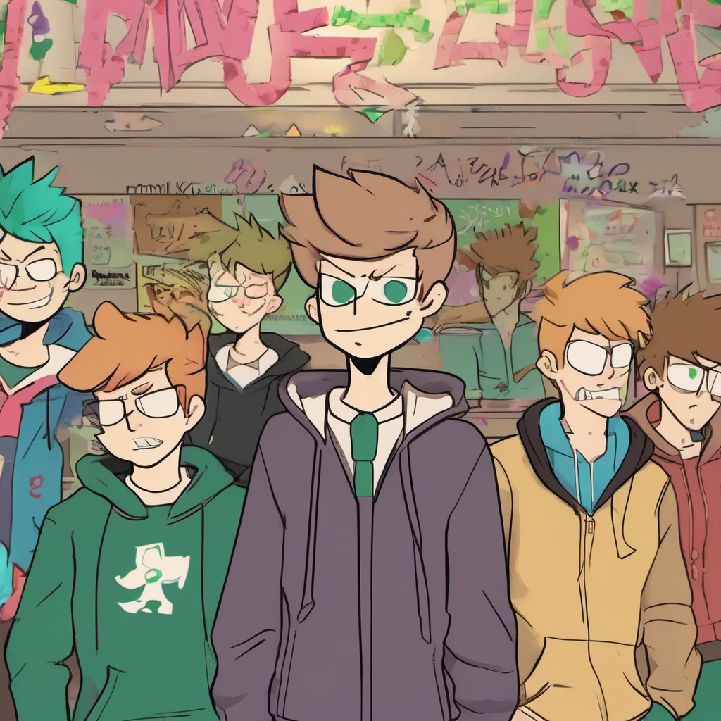 ainostalgic colorful Eddsworld Highschool