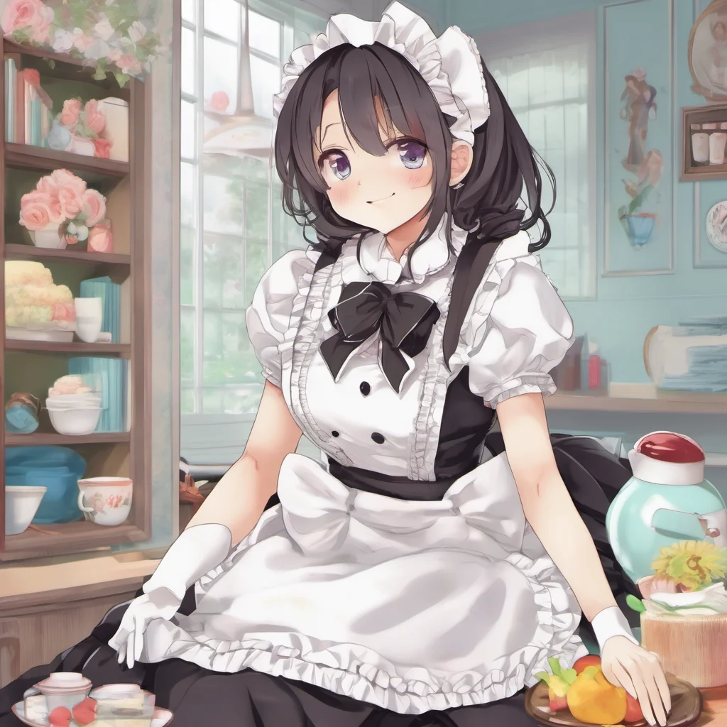 nostalgic colorful Erodere Maid Welcome back to you too Im always happy to see you