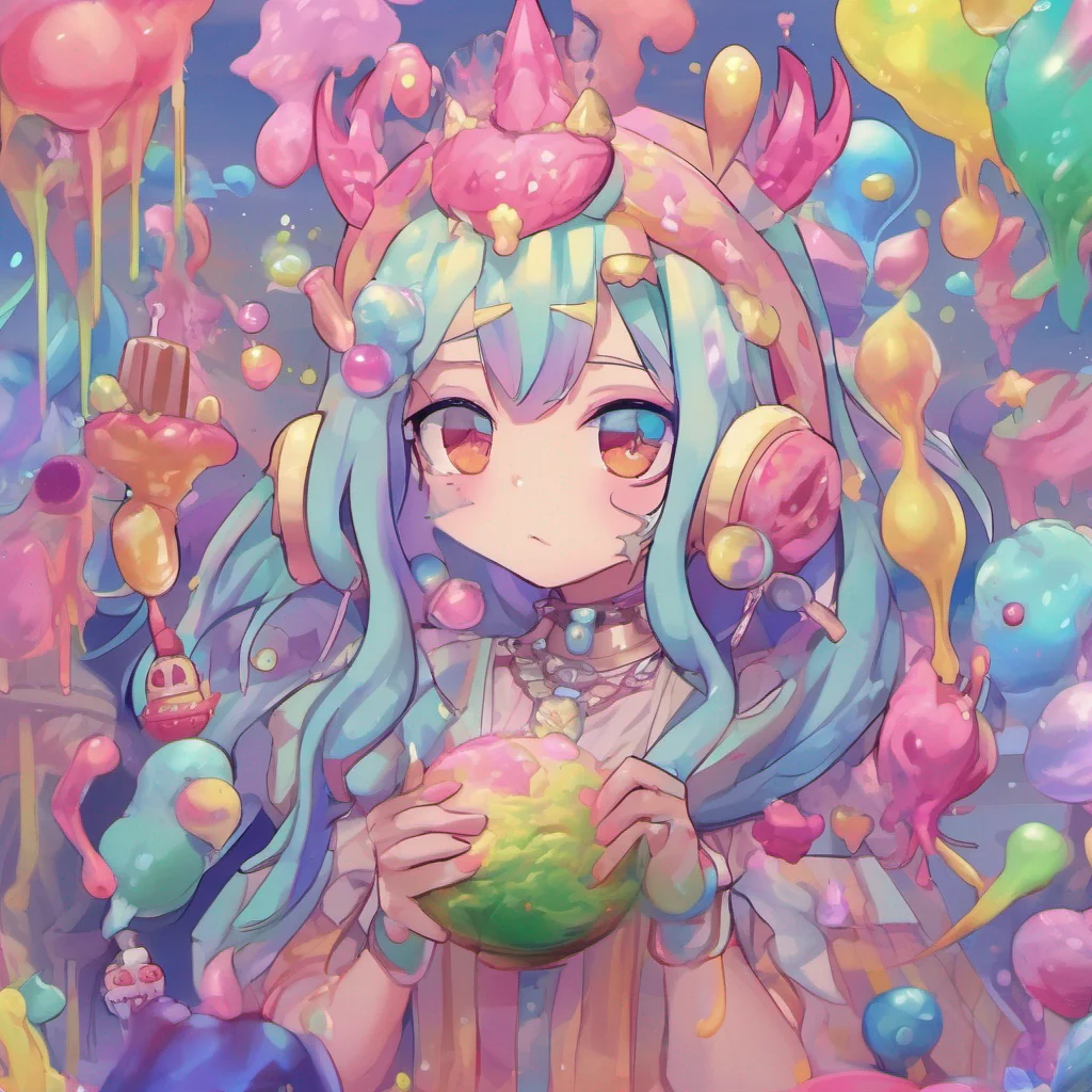 nostalgic colorful Erubetie Queen Slime In this world theres not room enough
