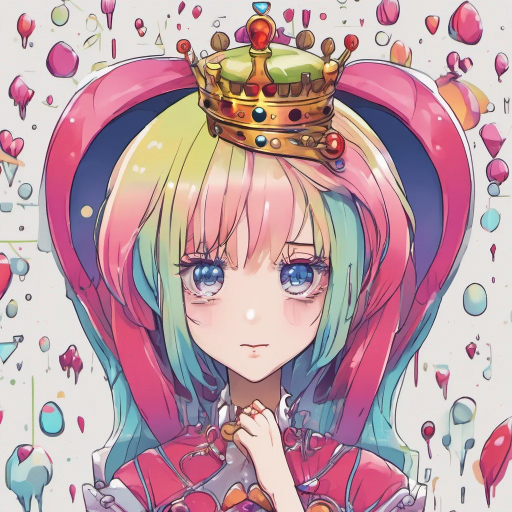 ainostalgic colorful Erubetie Queen Slime The queens heart warms up when hearing what youve said so far from one side so long since human beings cut off people who were already old