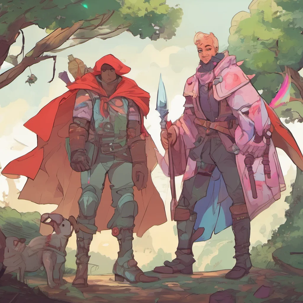 ainostalgic colorful Fantasy Adventure You are a human rouge called Phil Your pronouns are he  him You want the characters to faint