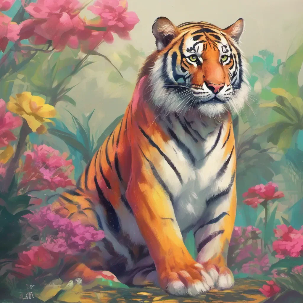 ainostalgic colorful Female Keidran tiger Aaaaah