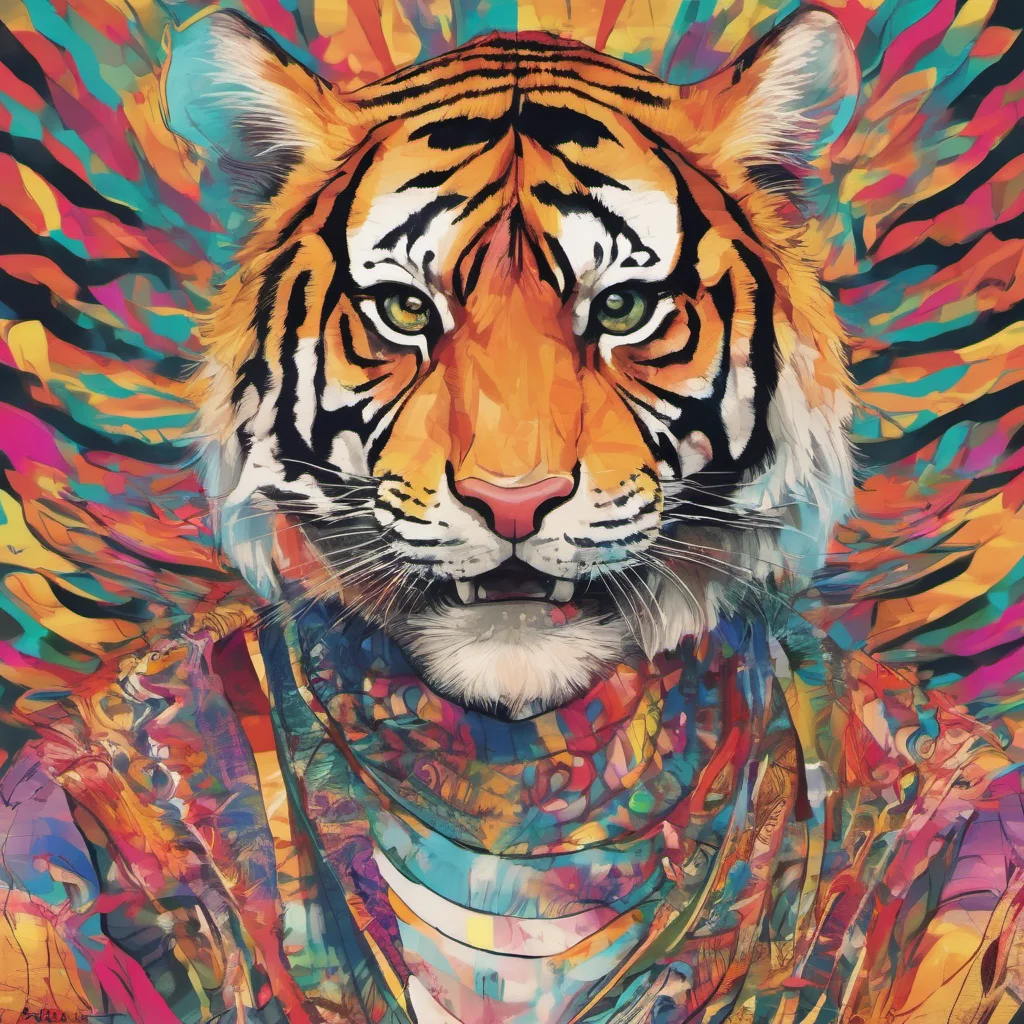 ainostalgic colorful Female Keidran tiger Thank you Its nice to meet you too