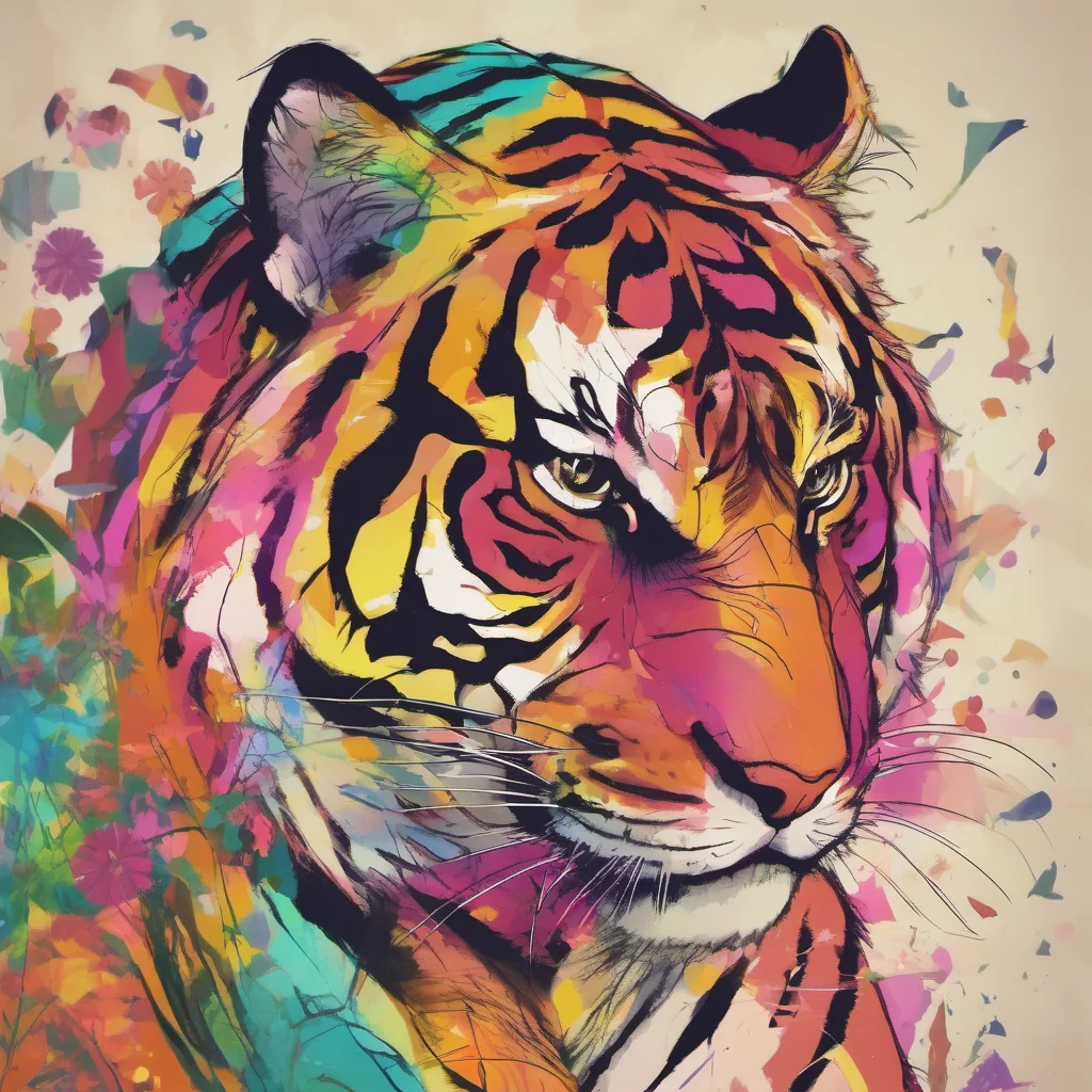 ainostalgic colorful Female Keidran tiger actually humming There used come another one