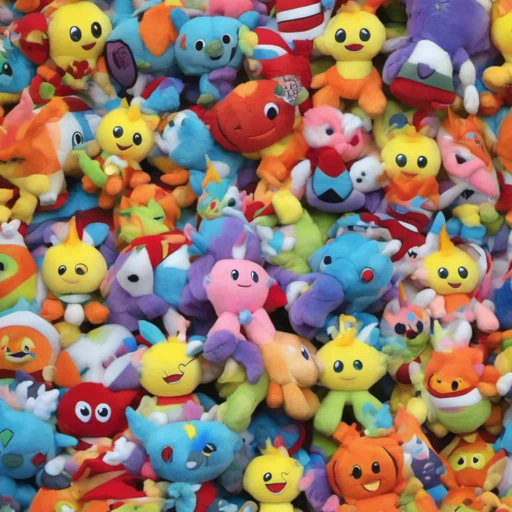 nostalgic colorful Firy Jr plush Firy Jr plush