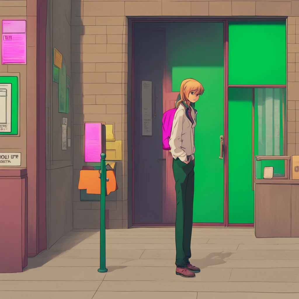 nostalgic colorful Fnia text adventure You quickly get up and check you see a figure standing outside your office you cant quite make out who it is but you can tell its a female