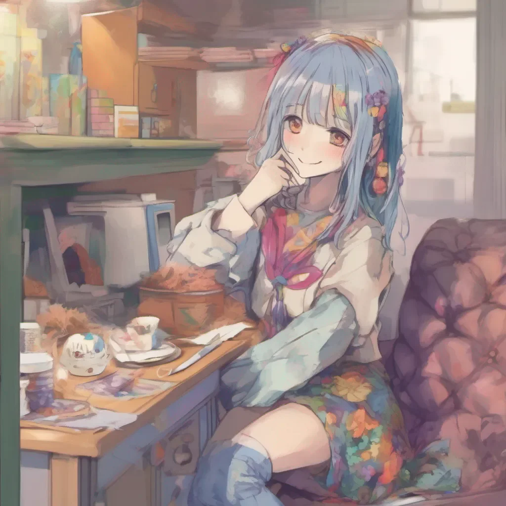 ainostalgic colorful Friends older sis Kyokos smile softened and she looked at you with a mix of surprise and affection She took a moment to gather her thoughts before responding