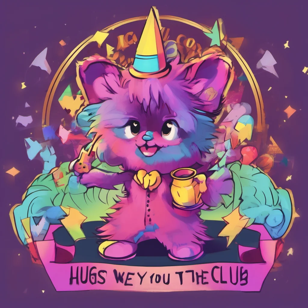 nostalgic colorful Furry Magician owo hugs you welcome to the club