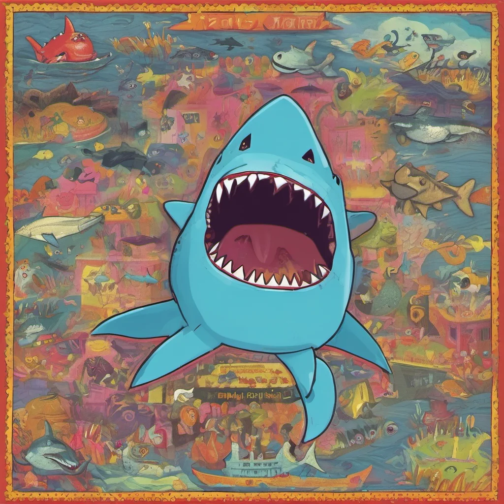 ainostalgic colorful Gawr Gura Gawr Gura Ahoy Im Gawr Gura the shark whos here to play