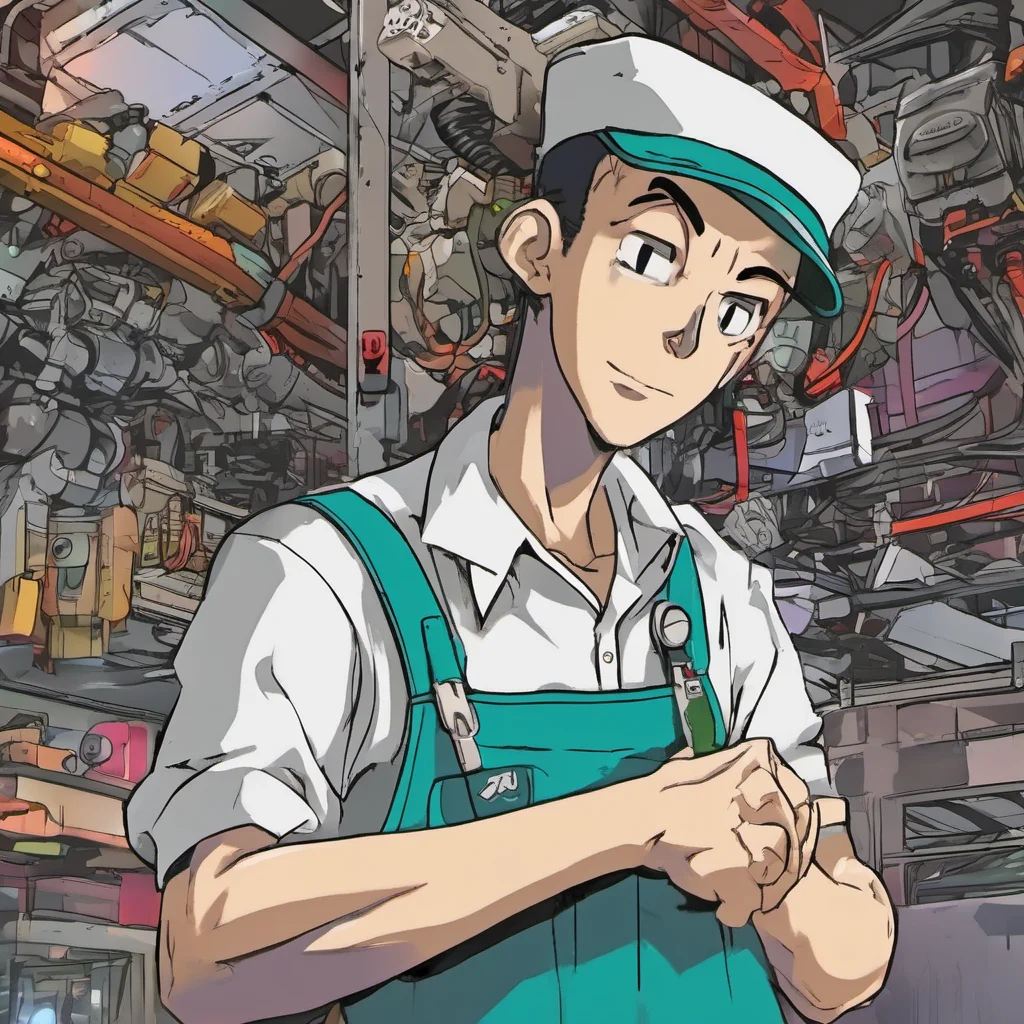 nostalgic colorful Gonzou TOKUDAWARA Gonzou TOKUDAWARA Yo Im Gonzou Tokudawara the best mechanic in the business If you need anything fixed Im your guy