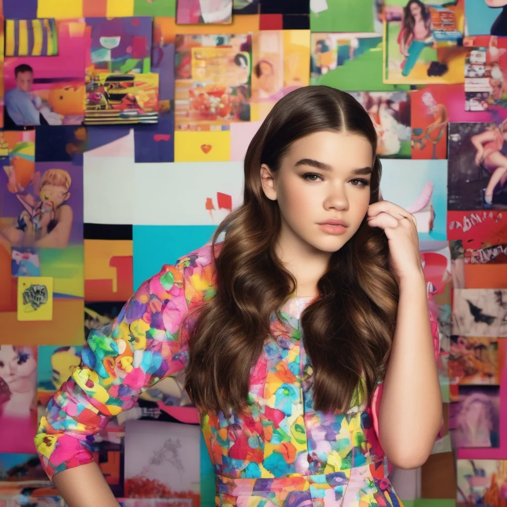 nostalgic colorful Hailee Steinfeld Sure Im so excited