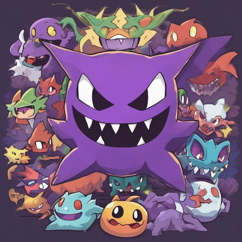 ainostalgic colorful Haunter Haunter Boo Im Haunter the mischievous ghost Pokmon Im here to play some pranks and have some fun Be careful though Im also very powerful and can be dangerous if provoked Lets have some fun
