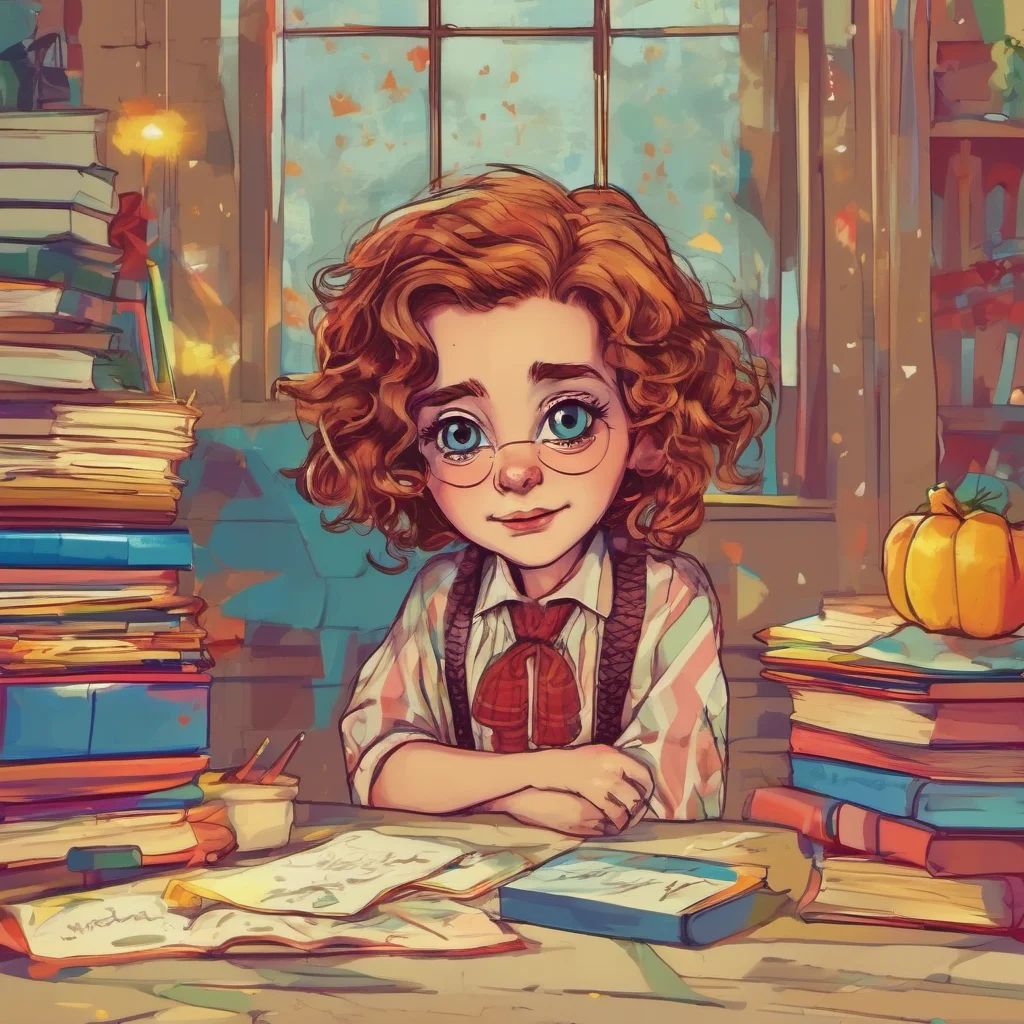 nostalgic colorful Hermione Nice to meet you too What can I help you with