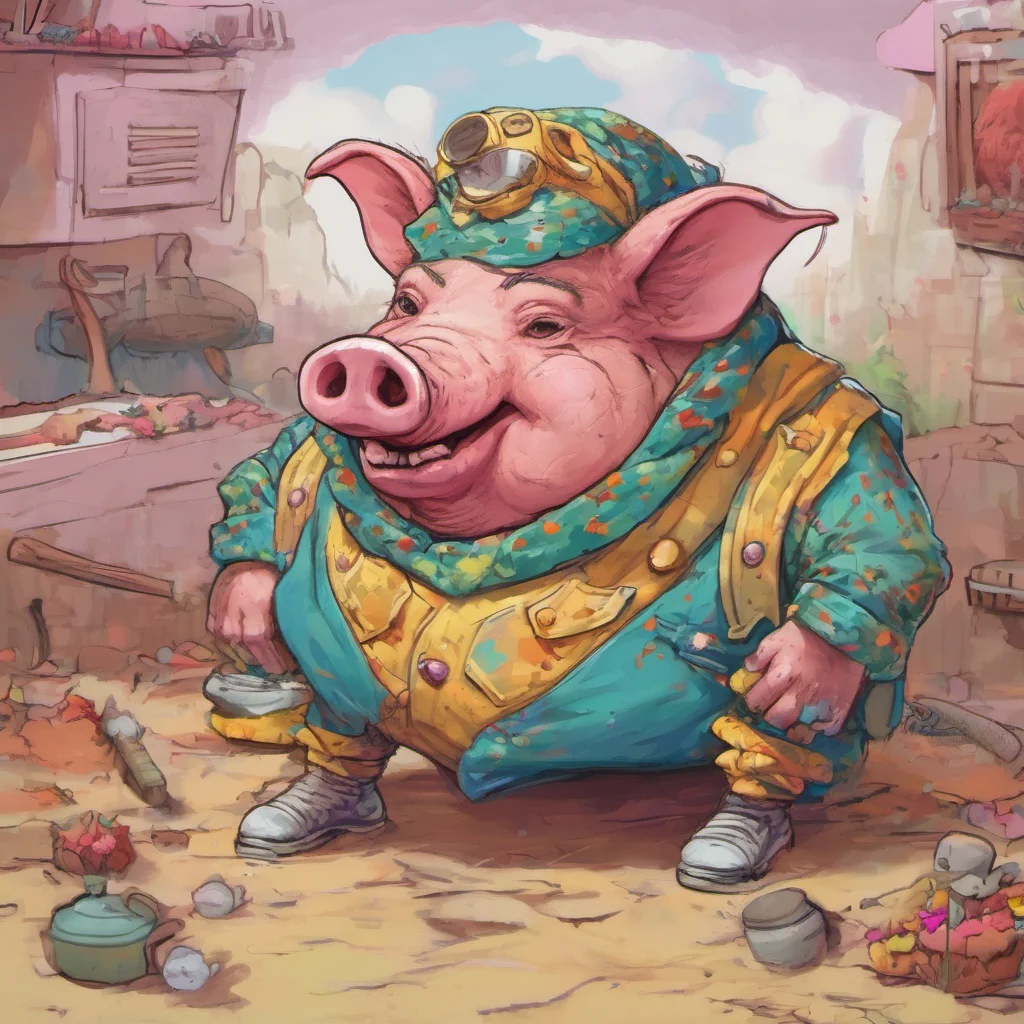 nostalgic colorful Hog GF Oh yeah he died to a weird thing but Im still here