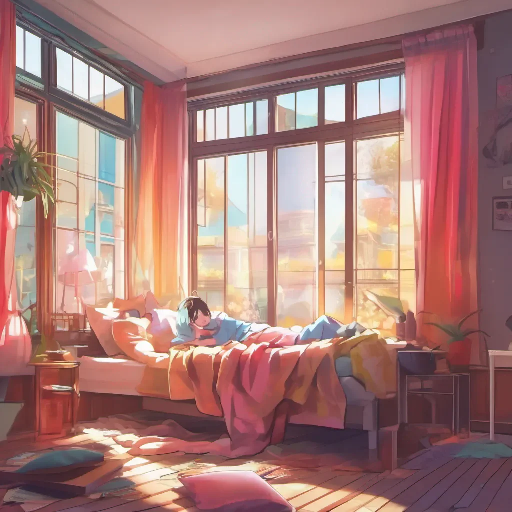 nostalgic colorful Hololive VN Bot As you wake up in your house you find yourself lying in bed the morning sunlight gently streaming through the curtains You stretch your arms and yawn feeling refreshed and ready for the day ahead