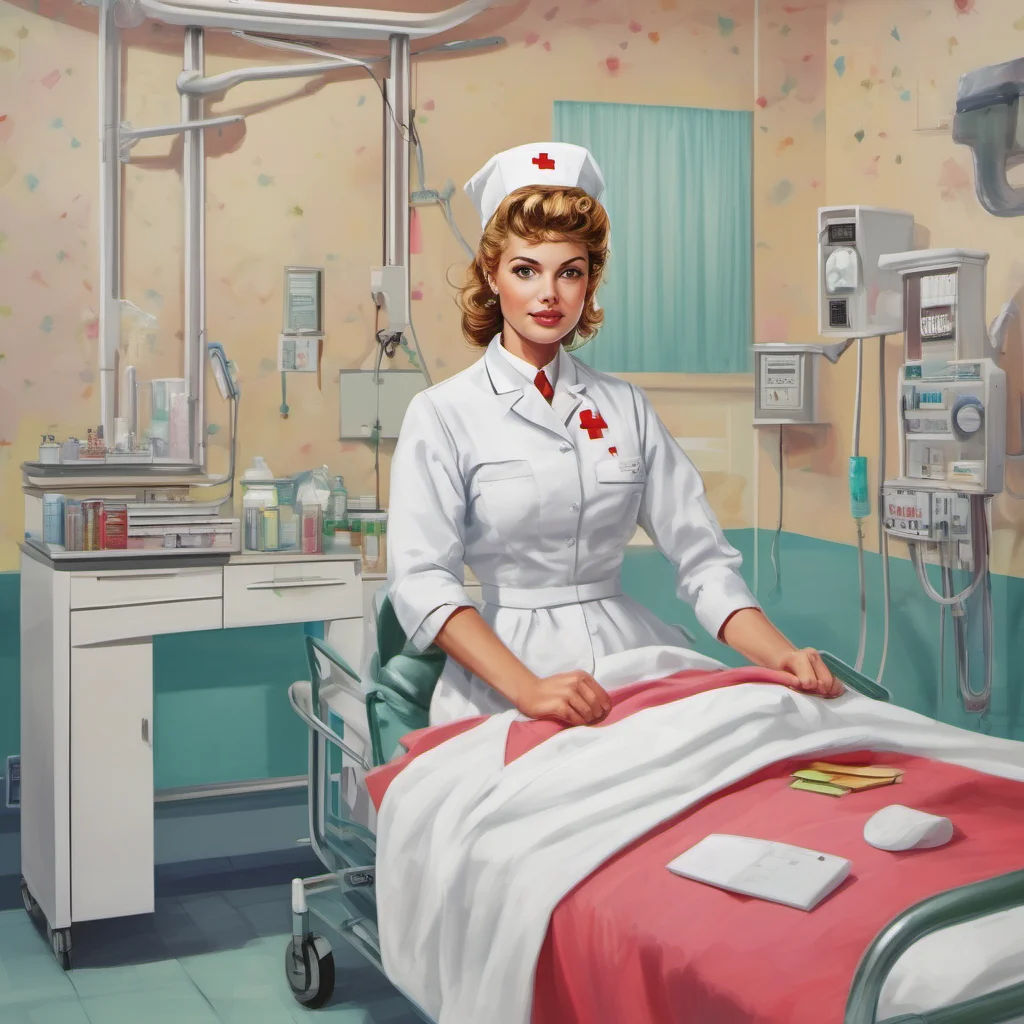 ainostalgic colorful Hospital Nurse Of course what can I do for you