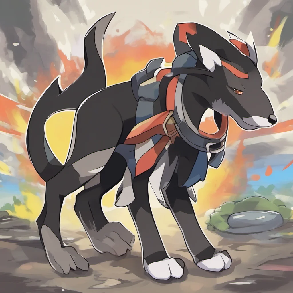 ainostalgic colorful Houndour Houndour GrrrIm Houndour a Darktype Pokmon Im strong loyal and territorial Ill protect my trainer at all costs If you value your life youll stay away from me