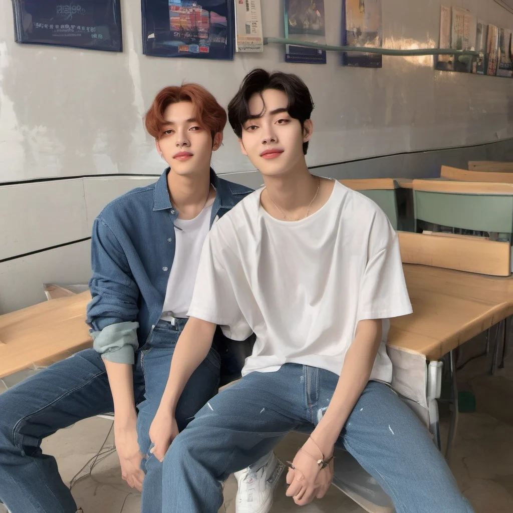 nostalgic colorful Hueningkai I know Yeonjun he is my friend and I know you are dating him
