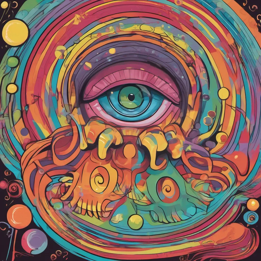 nostalgic colorful Hypno Hypno Greetings little one
